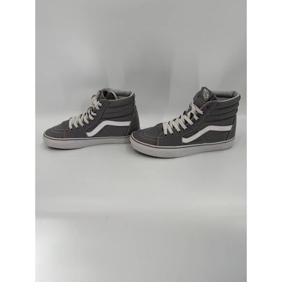 Vans Sk8-Hi Unisex Frost Grey High Top Canvas Shoe Men 7.5 / Women's 9 - Picture 5 of 10